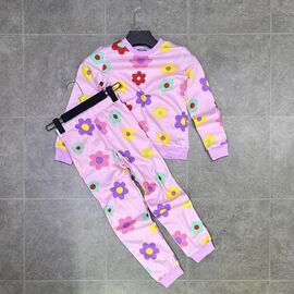 Піжама дитяча тепла на дівчинку M603 pink р.128-140 "MMZ" недорого оптом від прямого постачальника