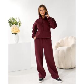 Фотография Костюм спортивный женский 1421 wine р.42-48 "OSKA" недорого оптом от прямого поставщика