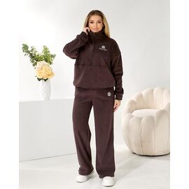 Костюм спортивний жіночий 1421 brown р.44-50 "OSKA" недорого оптом від прямого постачальника