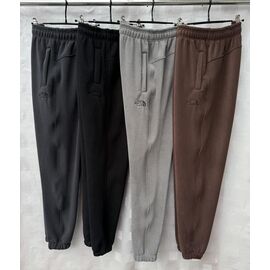 Фотография Штаны спортивные мужские утеплённые S1753 black р.46-56 "Shon" недорого оптом от прямого поставщика