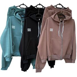 Фотография Костюм спортивный женский S1726 black р.44-52 "Shon" недорого оптом от прямого поставщика