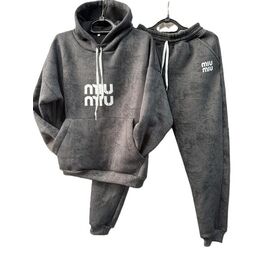 Фотография Костюм спортивный женский S472 grey р.44-50 "Shoptime" недорого оптом от прямого поставщика