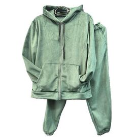 Фотография Костюм спортивный женский S475 green р.52-58 "Shoptime" недорого оптом от прямого поставщика