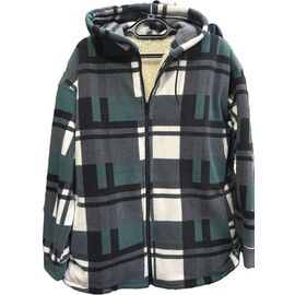 Фотография Рубашка тёплая женская S486 green р.52-58 "Shoptime" недорого оптом от прямого поставщика