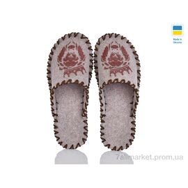 Тапки чоловічі домашні Весна/осінь 328M беж (9 пар р.40-45) "Active" недорого оптом від прямого постачальника