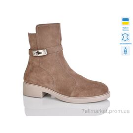 Черевики жіночі стильні Зима 81H корич.з. зима (6 пар р.37-41) "Sali" недорого оптом від прямого постачальника