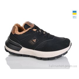 Фотография Кроссовки женские модные зима Гіпаніс Ж5113 чорний (8 пар р.36-41) "Progress" недорого оптом от прямого поставщика