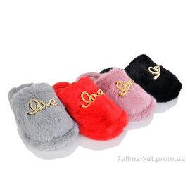 Фотография Тапки женские для дома зима 1528 mix (12 пар р.36-41) "Deshman" недорого оптом от прямого поставщика