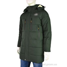 Куртка чоловіча Зима A25 khaki (5 шт. р.сітка50-58) "Jackets" недорого оптом від прямого постачальника