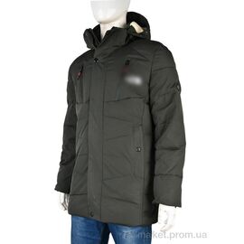 Куртка чоловіча Зима A15 khaki (5 шт. р.сітка48-56) "Jackets" недорого оптом від прямого постачальника