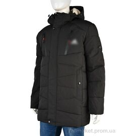 Куртка чоловіча Зима A14 black (5 шт. р.сітка48-56) "Jackets" недорого оптом від прямого постачальника