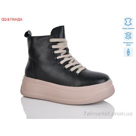 Фотография Ботинки женские стильные зима AG184-B (6 пар р.36-41) "QQ&Панда" недорого оптом от прямого поставщика