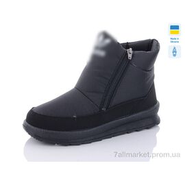 Черевики жіночі стильні Зима 114ADS чорний ч/п (8 пар р.37-41) "Selena" недорого оптом від прямого постачальника