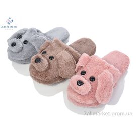 Тапки жіночі для будинку Весна/осінь A107 mix (10 пар р.36-41) "Acorus" недорого оптом від прямого постачальника