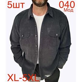 Сорочка чоловіча тепла ND403-040 d.grey р.XL-5XL "EMRE" недорого оптом від прямого постачальника