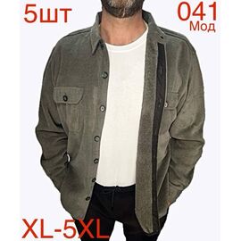 Сорочка чоловіча тепла ND411-041 grey р.XL-5XL "EMRE" недорого оптом від прямого постачальника