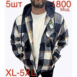 Сорочка чоловіча тепла ND421-1800 navy р.XL-5XL "EMRE" недорого оптом від прямого постачальника