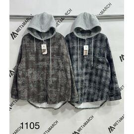 Сорочка тепла жіноча 1105 brown-grey р.one size "Met&March" недорого оптом від прямого постачальника