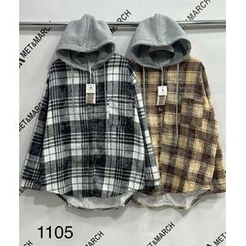 Сорочка тепла жіноча 1105 grey-l.grey р.one size "Met&March" недорого оптом від прямого постачальника