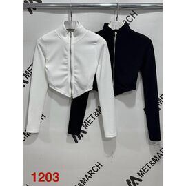 Топ жіночий 1203 white р.XS-M "Met&March" недорого оптом від прямого постачальника