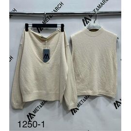 Комплект жіночий 1250-1 beige р.one size "Met&March" недорого оптом від прямого постачальника