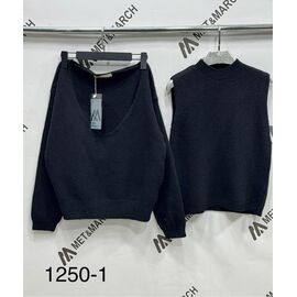 Комплект жіночий 1250-1 black р.one size "Met&March" недорого оптом від прямого постачальника