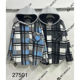 Сорочка тепла жіноча 27501 d.grey-white р.one size "Met&March" недорого оптом від прямого постачальника