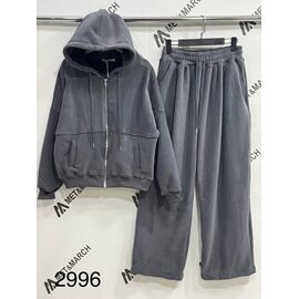 Костюм спортивний жіночий 2996 d.grey р.S-L "Met&March" недорого оптом від прямого постачальника
