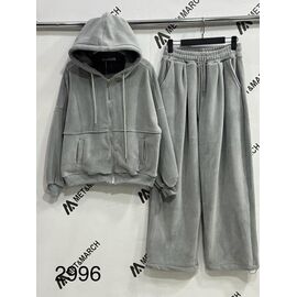 Костюм спортивний жіночий 2996 grey р.S-L "Met&March" недорого оптом від прямого постачальника