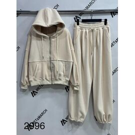 Костюм спортивний жіночий 2996 l.beige р.S-L "Met&March" недорого оптом від прямого постачальника