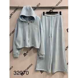 Костюм спортивний жіночий 32070 l.blue р.S-L "Met&March" недорого оптом від прямого постачальника