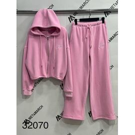 Костюм спортивний жіночий 32070 pink р.S-L "Met&March" недорого оптом від прямого постачальника