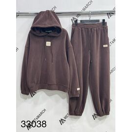 Костюм спортивний жіночий 33038 brown р.S-L "Met&March" недорого оптом від прямого постачальника