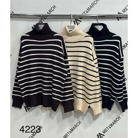 Фотография Свитер женский 4223 black р.one size "Met&March" недорого оптом от прямого поставщика