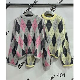 Фотография Свитер женский 401 yellow р.one size "Met&March" недорого оптом от прямого поставщика