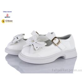 Туфлі дитячі зручні Весна/осінь P5704 white (6 пар р.25-30) "Clibee-Doremi" недорого оптом від прямого постачальника