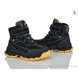 Фотография Ботинки детские удобные зима HB545  black (6 пар р.26-31) "Цветик" недорого оптом от прямого поставщика