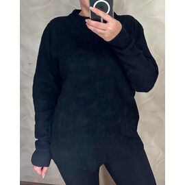 Светр жіночий 25408 black р.48-54 "PULSE" недорого оптом від прямого постачальника