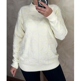 Светр жіночий 25408 white р.48-54 "PULSE" недорого оптом від прямого постачальника