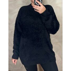 Светр жіночий 25411 black р.48-54 "PULSE" недорого оптом від прямого постачальника