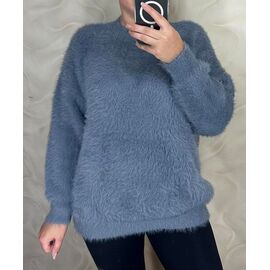 Светр жіночий 25411 grey р.48-54 "PULSE" недорого оптом від прямого постачальника