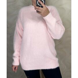 Светр жіночий 25411 pink р.48-54 "PULSE" недорого оптом від прямого постачальника