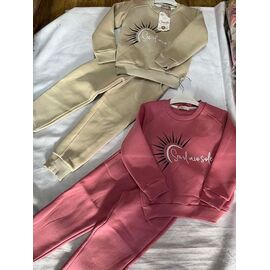 Костюм дитячий спортивний теплий на дівчинку ZA1548 beige р.5-11 "Zayka" недорого оптом від прямого постачальника