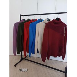 Светр жіночий 1053 red р.48-54 "FSN" недорого оптом від прямого постачальника