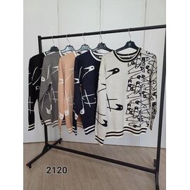 Светр жіночий 2120 black р.46-52 "FSN" недорого оптом від прямого постачальника