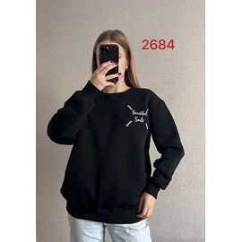 Светр жіночий 2684 black р.46-52 "FSN" недорого оптом від прямого постачальника