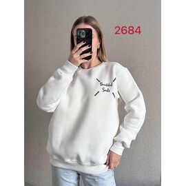 Светр жіночий 2684 white р.46-52 "FSN" недорого оптом від прямого постачальника