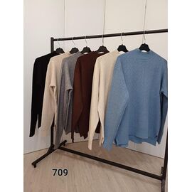 Светр жіночий 709 l.beige р.52-56 "FSN" недорого оптом від прямого постачальника