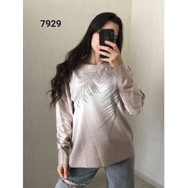 Светр жіночий 7929 beige р.50-54 "FSN" недорого оптом від прямого постачальника