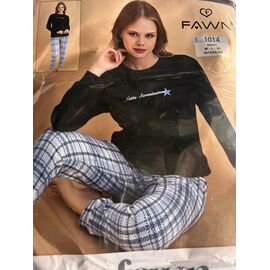 Піжама жіноча 1014 black р.M-XL "DONELLA" недорого оптом від прямого постачальника